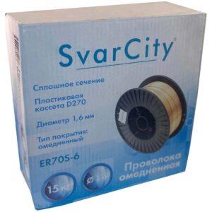 SvarCity ER 70S-6 (Св08Г2С) 1,6 мм по 15 кг